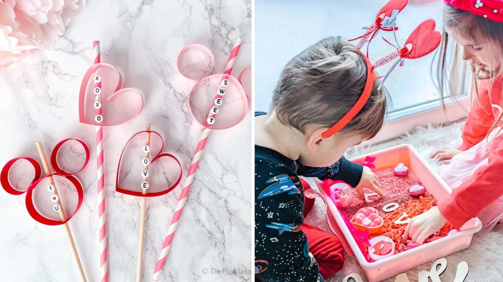 Faire un bricolage de Saint-Valentin