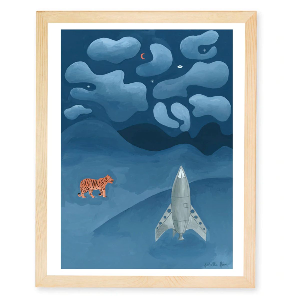 Affiche ALWAYS CURIOUS — par Isabelle Feliu