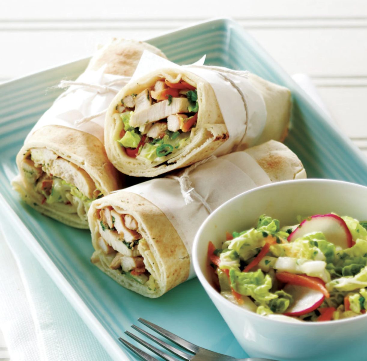 Sandwichs au poulet à la thaïe