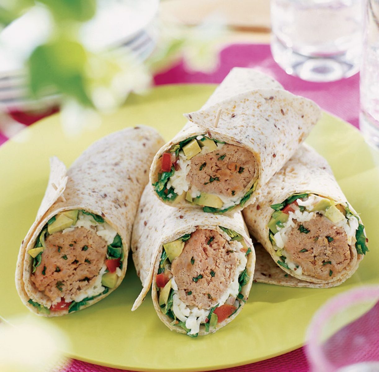 Sandwichs roulés au dindon à la mexicaine
