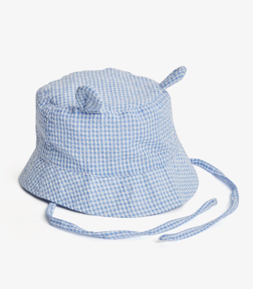 Chapeau soleil à cordons