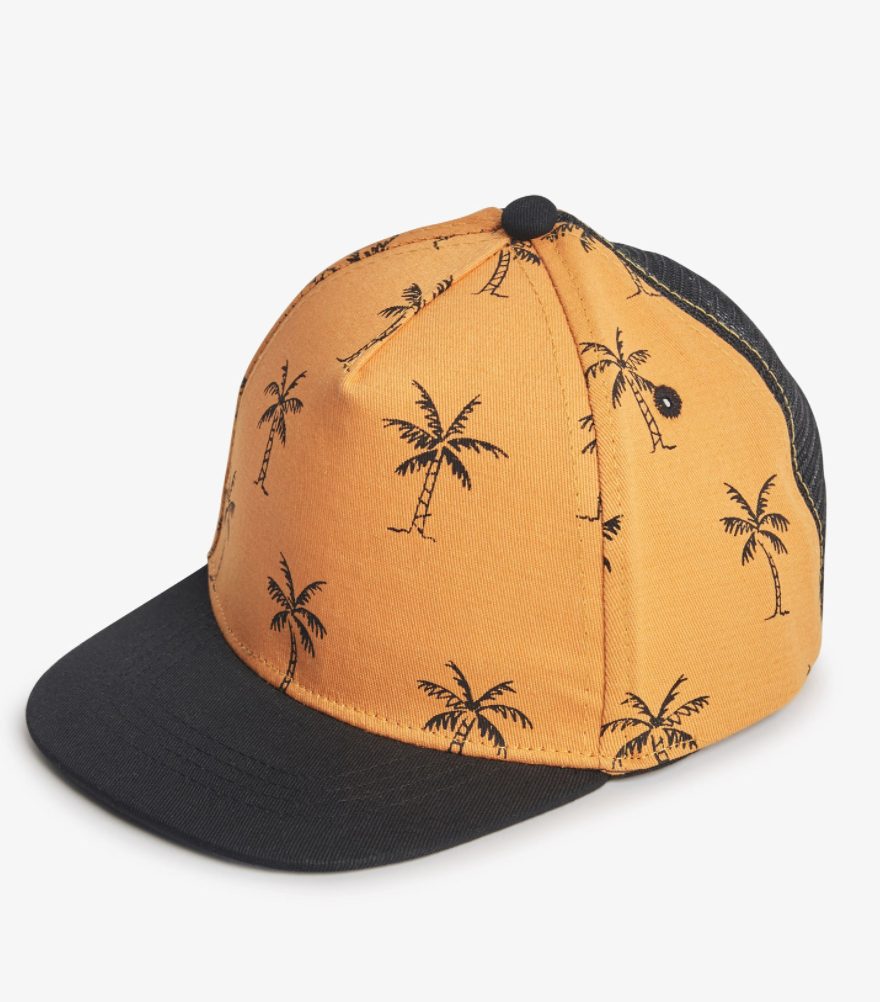 Casquette en jean et en mesh
