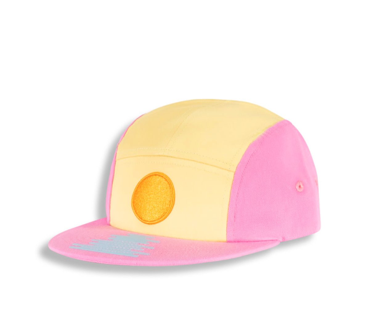 Casquette Rétro Coucher de Soleil, Banane Pâle