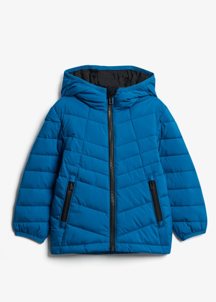 Manteau matelassé compressible