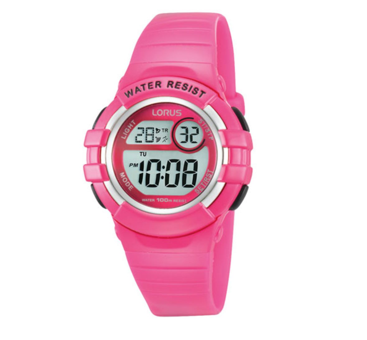 Montre sport numérique de 50 mm pour enfants avec chronographe de Lorus