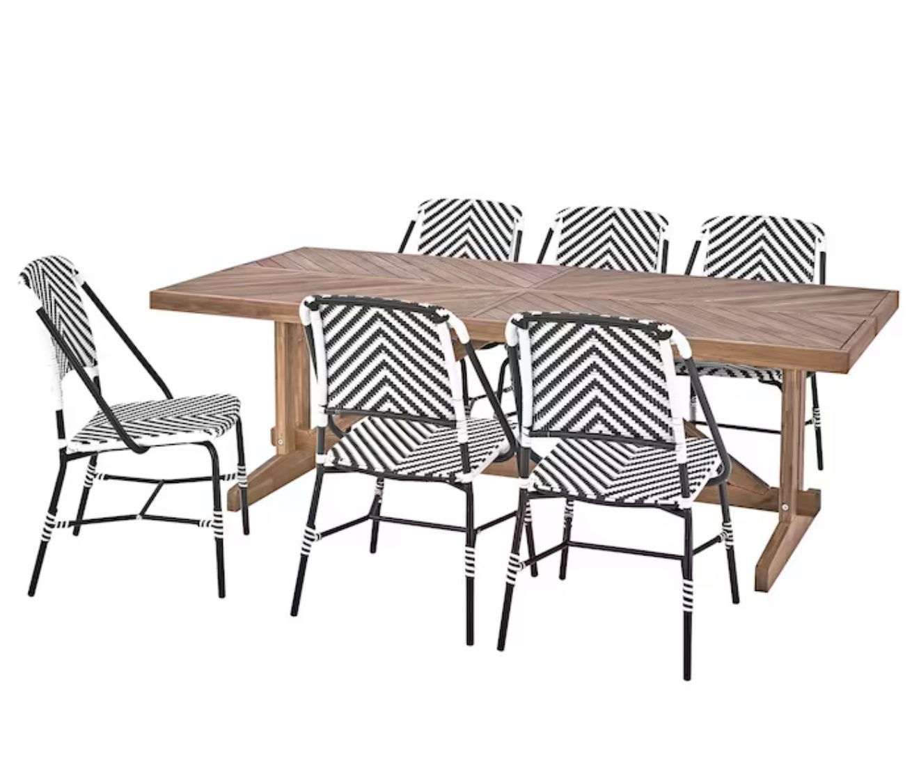 NORRMANSÖ / VASSHOLMEN Table+6 chaises