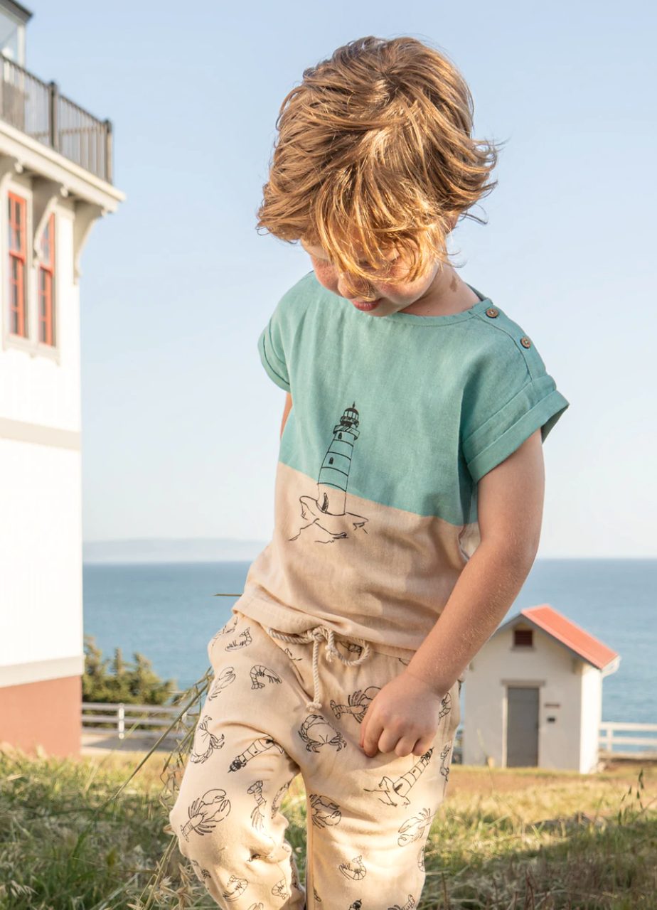 T-shirt en gaze de coton biologique
