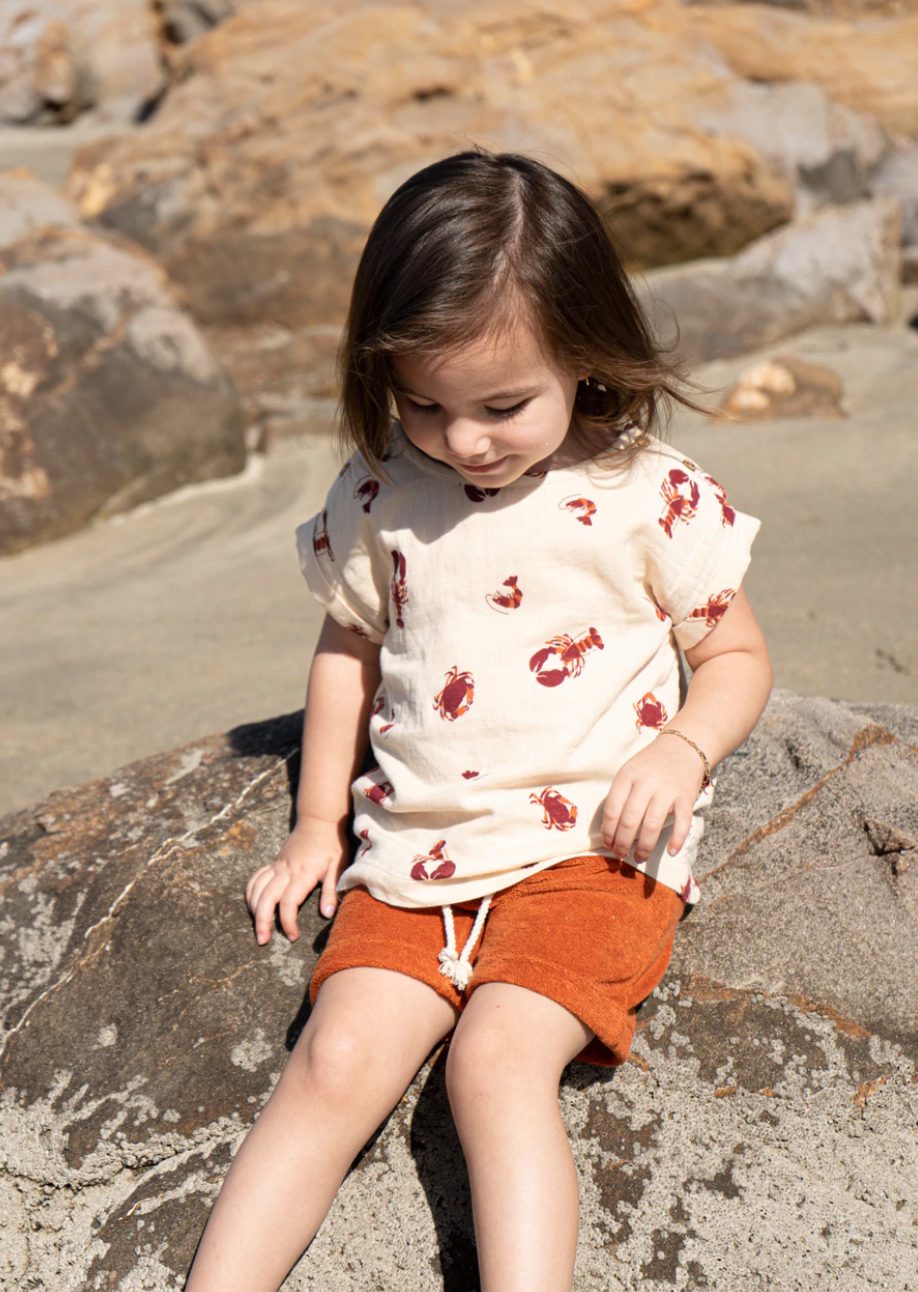 T-shirt en gaze de coton biologique
