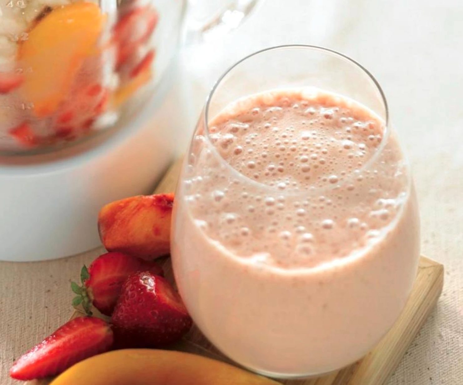Smoothie au tofu et aux fruits