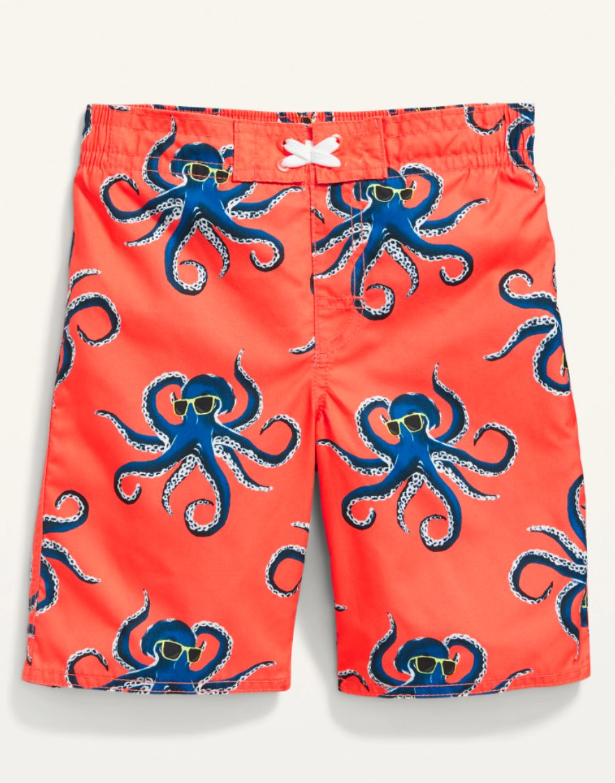 Short de surfeur à imprimé
