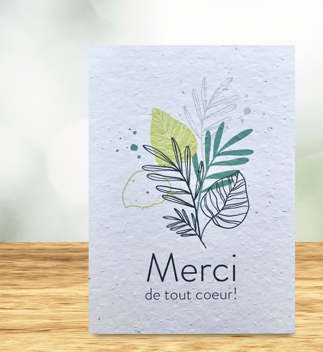 Une carte à planter