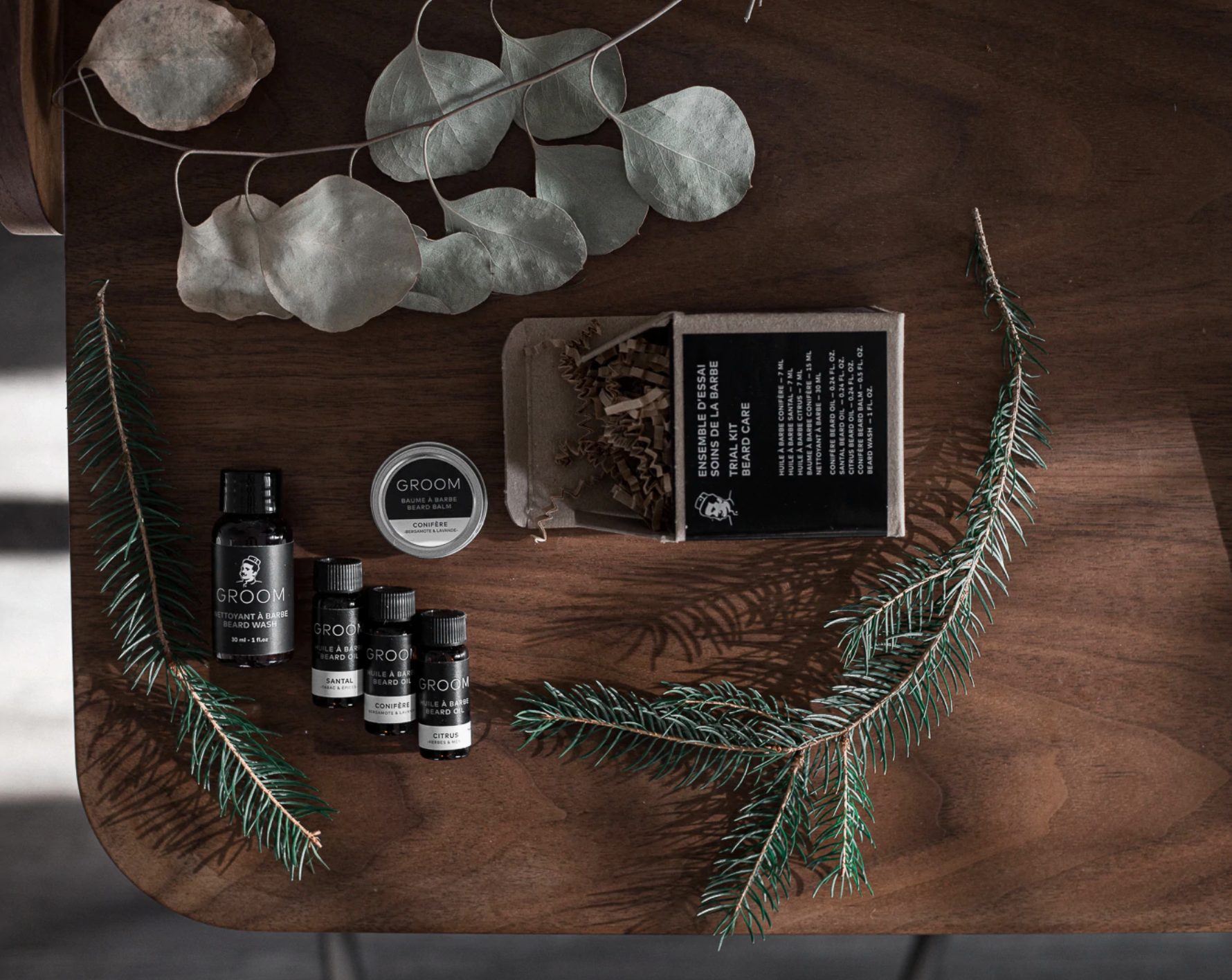 Un ensemble de soins pour la barbe