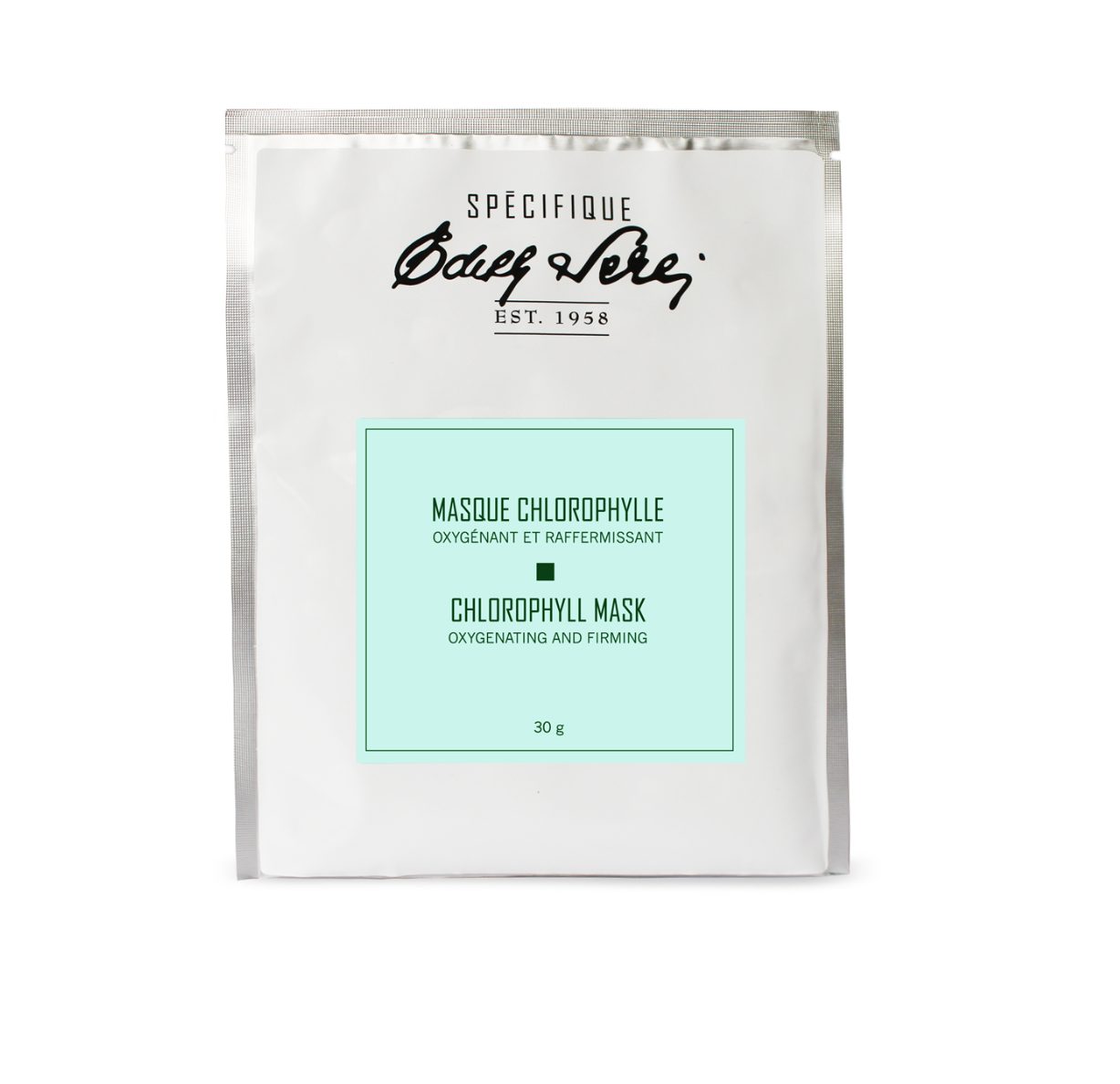 Masque à la chlorophylle