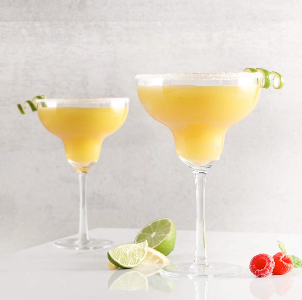 Ensemble de 2 grands verres à Margarita