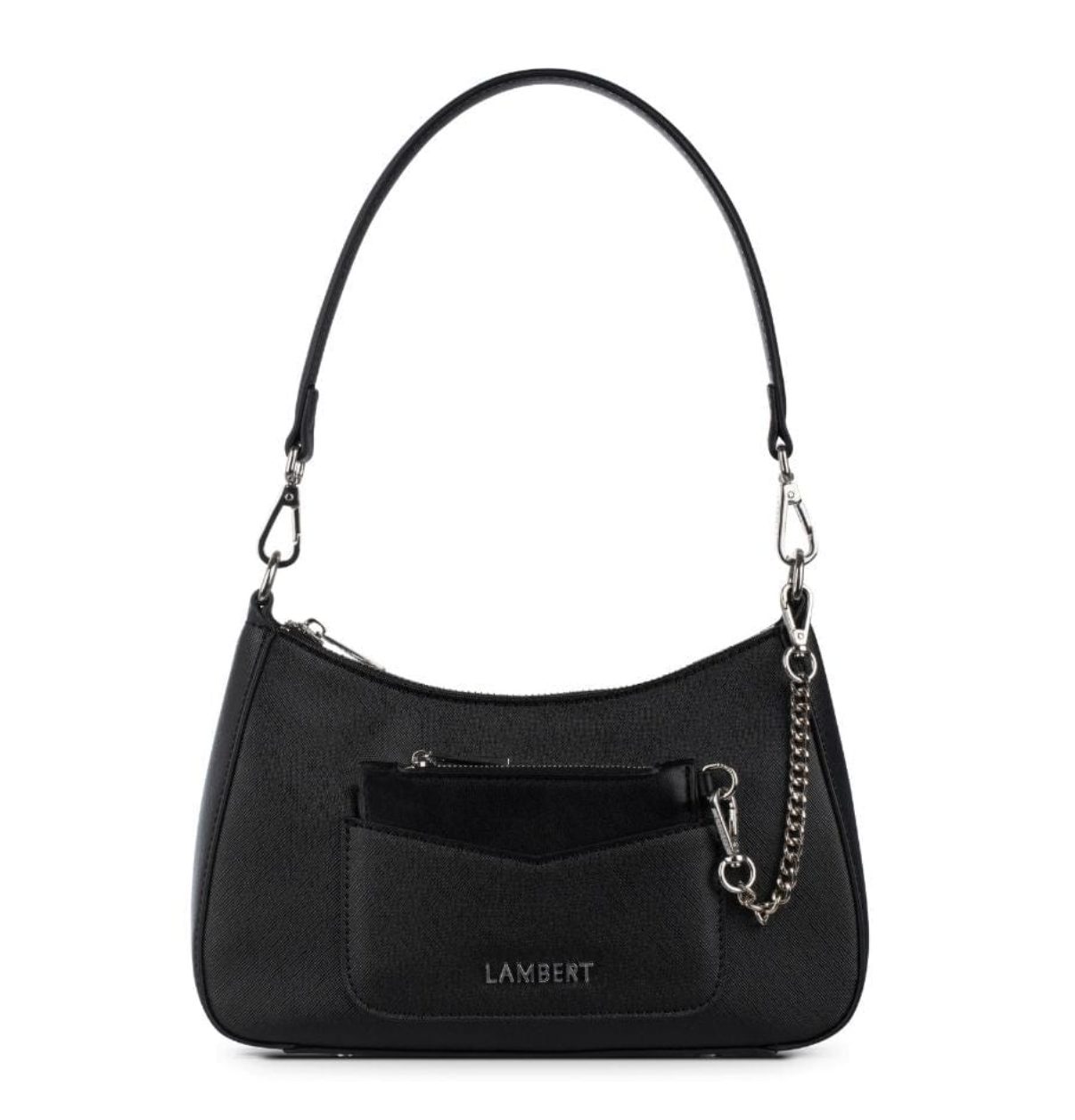 Le Nicole - Sac à main en cuir vegan noir