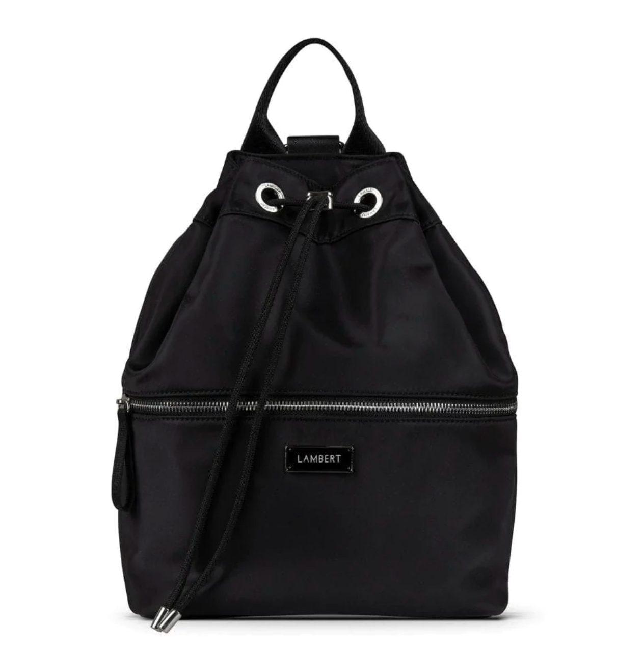 Le TAYLOR - Sac à dos bretelle unique noir en nylon recyclé