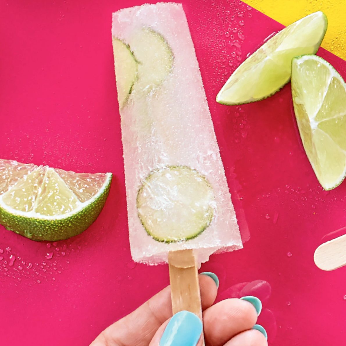 Popsicles au gin tonic