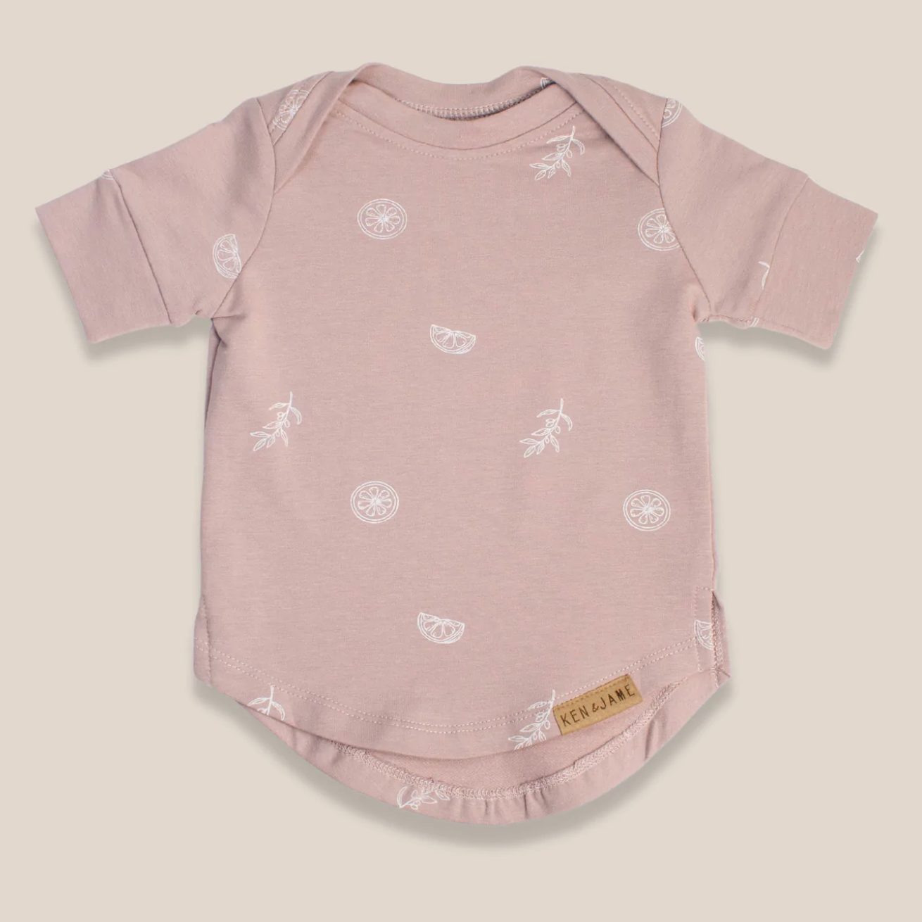 T-Shirt Évolutif Lilas Motif