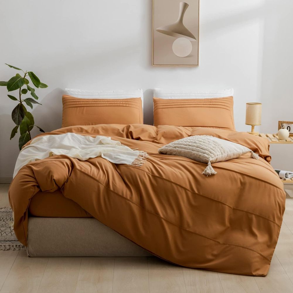 Housse de couette plissée
