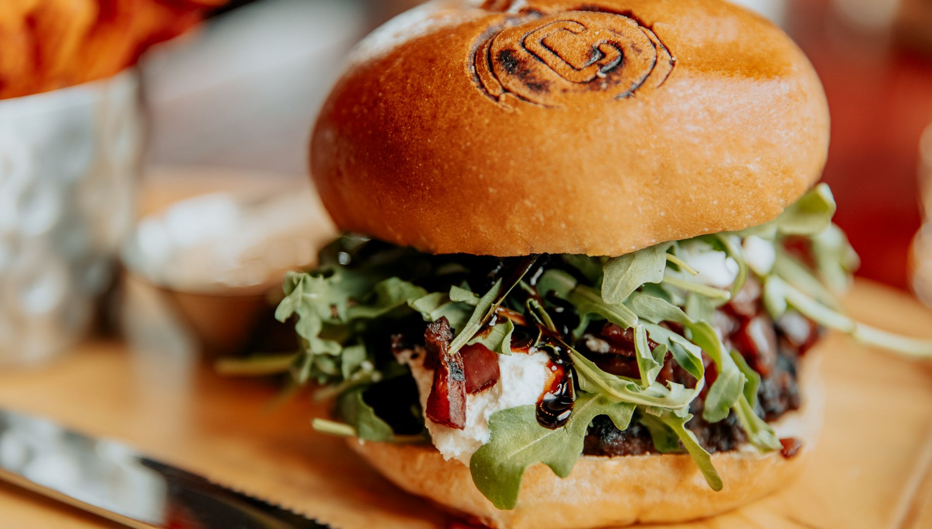 La Cage - Burger fromage de chèvre