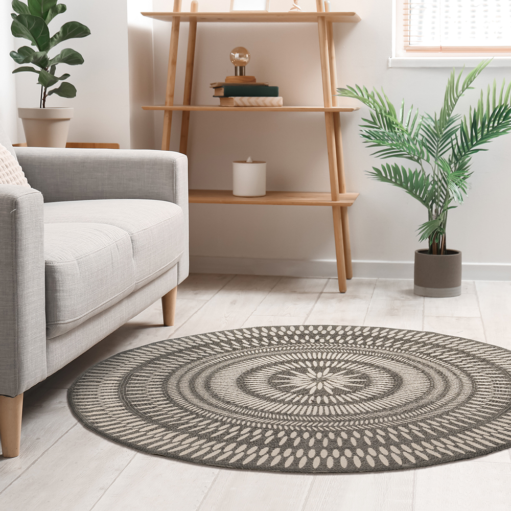 Tapis rond Sikkim
