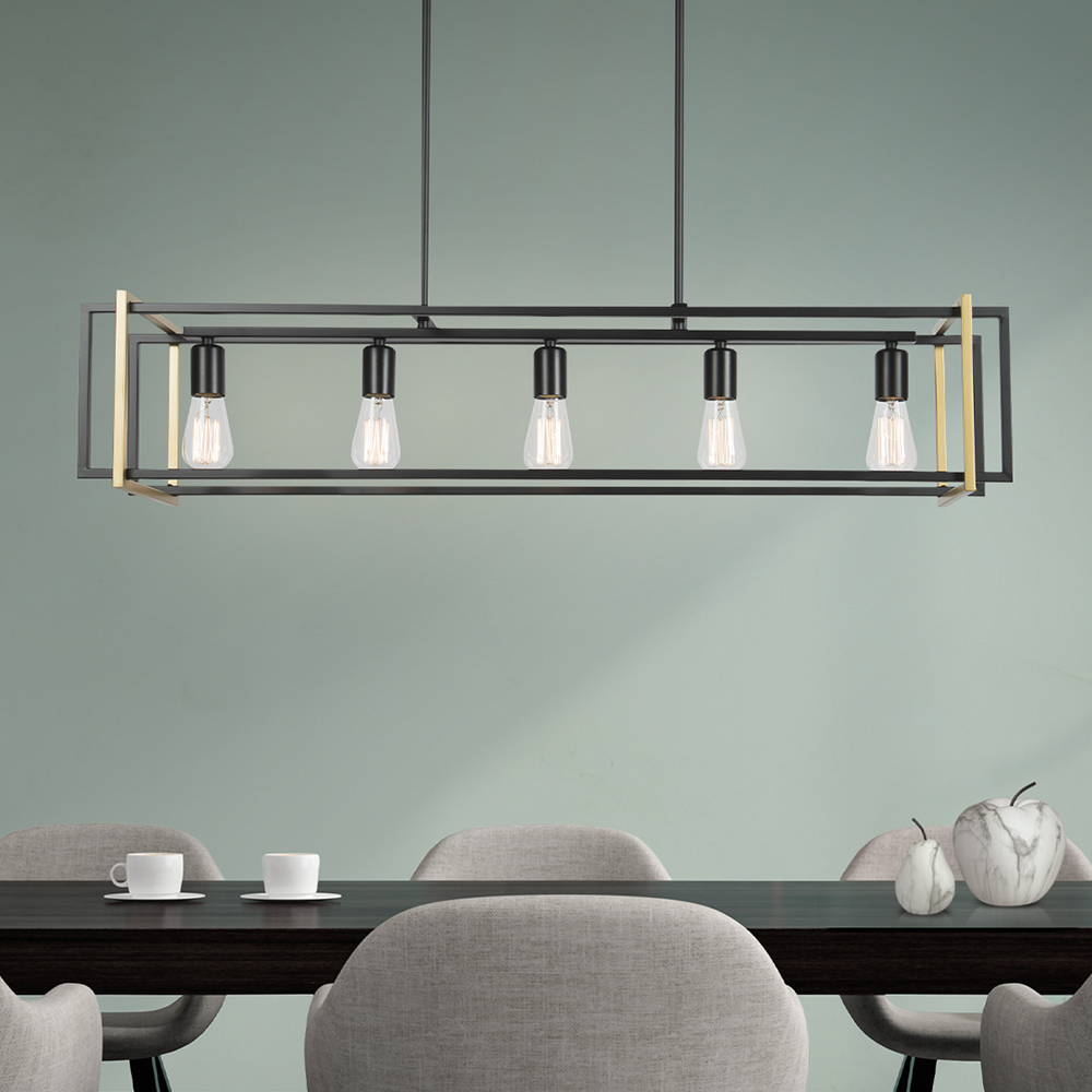 Suspension Caza 5 lumières