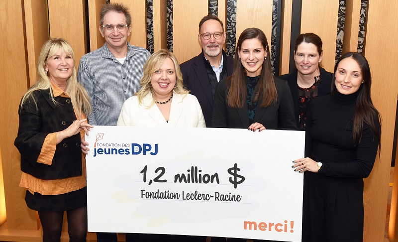 Un spectaculaire don de 1,2M$ à la Fondation de la DPJ