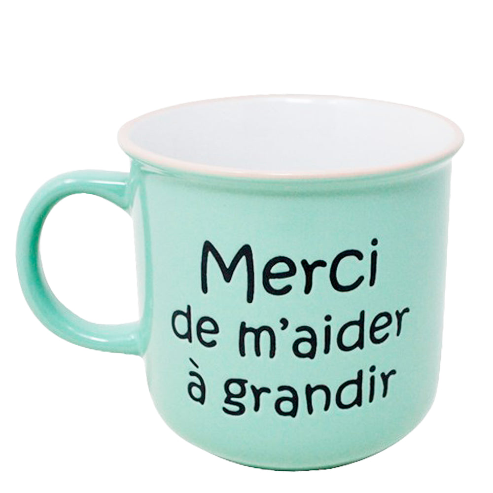 Tasse - Merci de m'aider à grandir