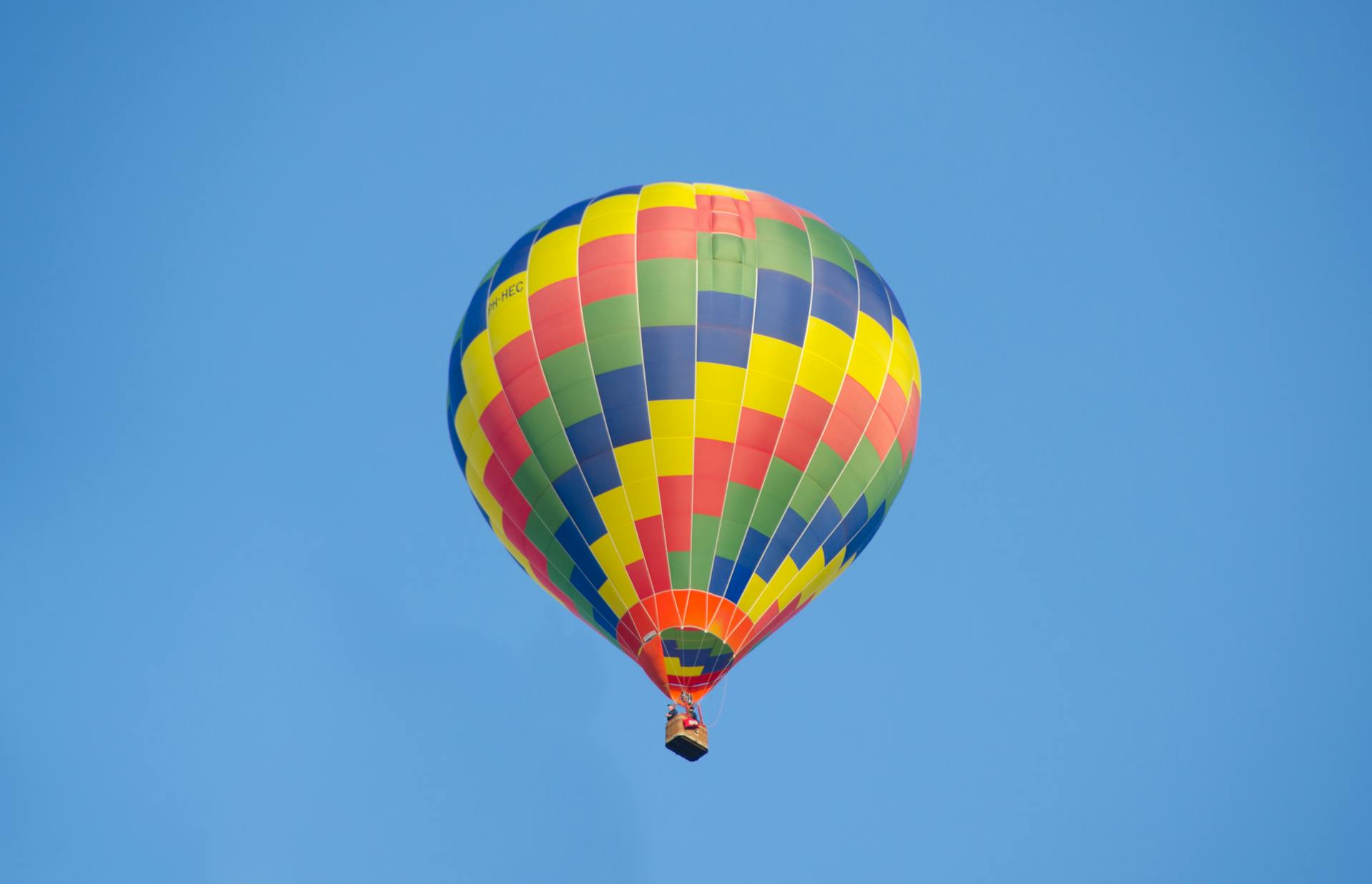 Lors d'une balade en montgolfière